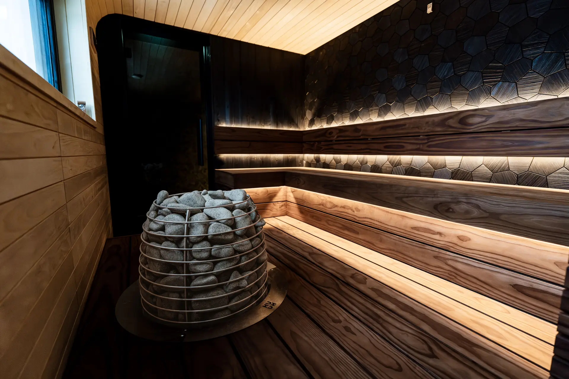 Warm timber detail in custom joinery