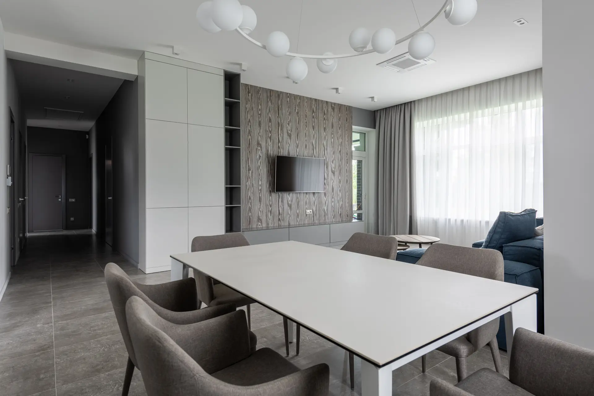 Wānaka alpine sanctuary featuring paper lanterns and clean architectural lines
