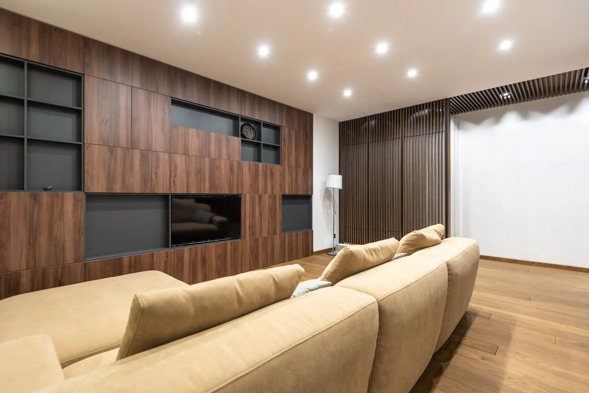 Compact Wellington Studio interior concept with natural textures